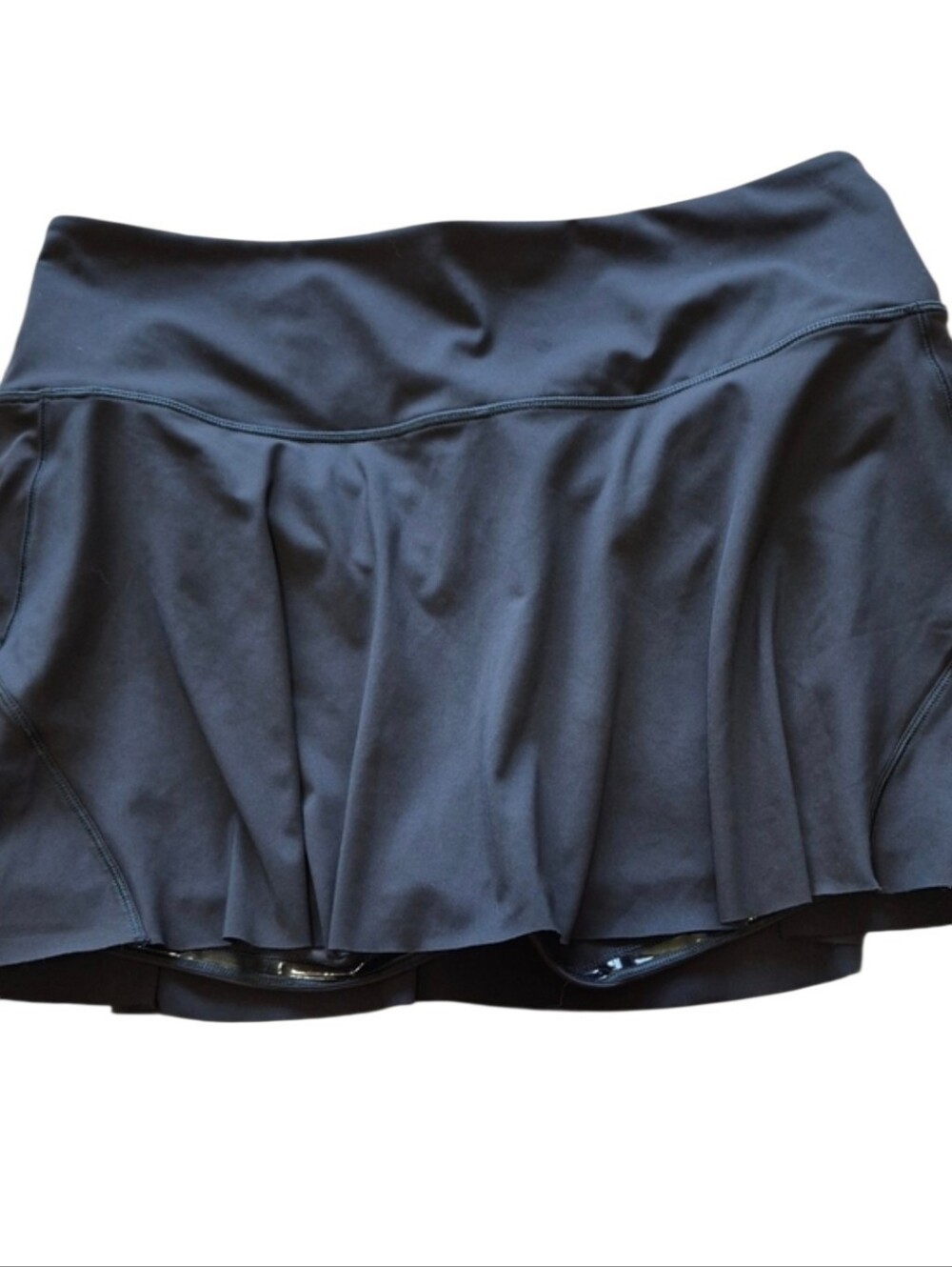 Athleta Ace Tennis Skort 13.5" Black Athletic Skirt Skort Size Large